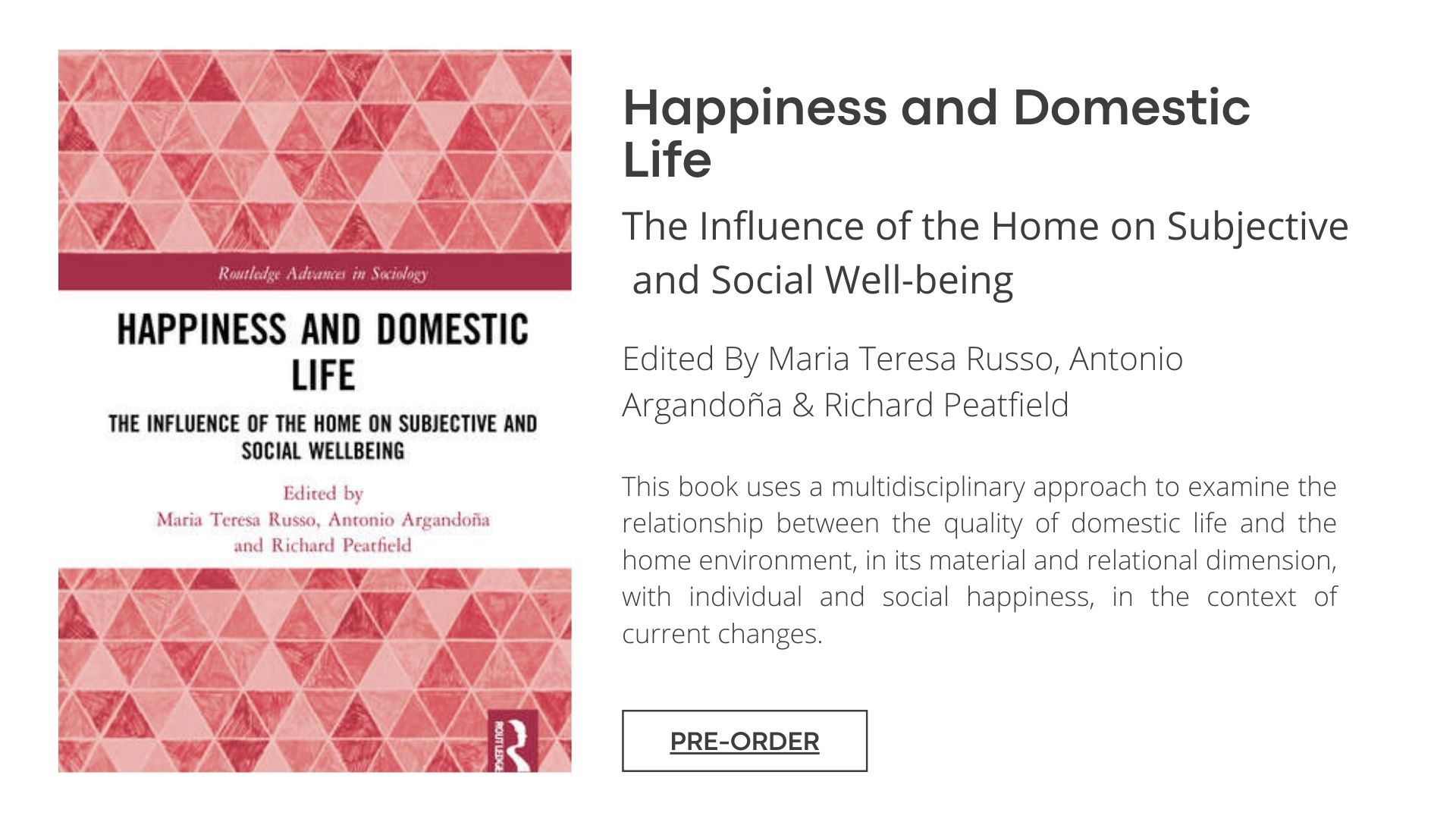 Happiness and domestic life